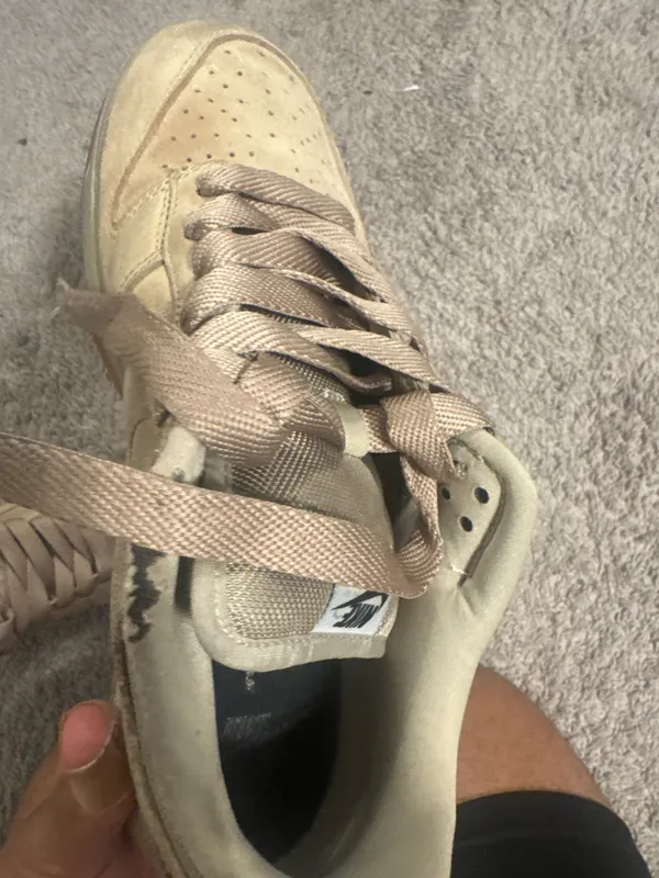 Brown and Cream Nike Dunks - Image 5