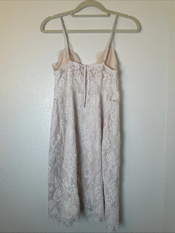 Victorias Secret‎ Sheer Floral Lace Dress - Image 3