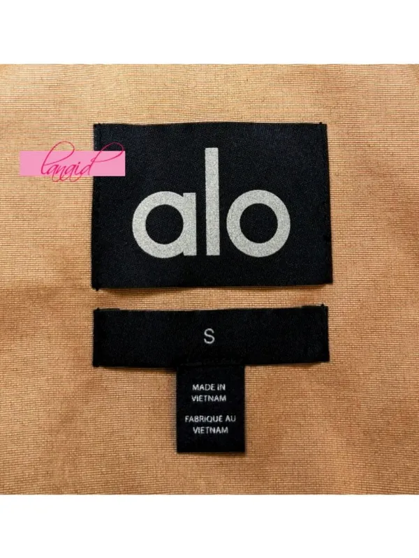 Alo Prime Trench Toasted Almond Tan Structured Belted Belt Long Coat Jacket S - Image 14