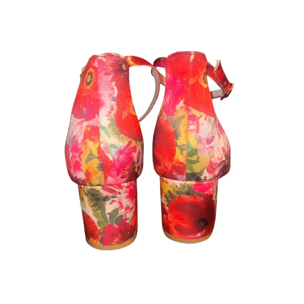 Betsey Johnson Ivee floral ankle strap block heel sandals - Image 6