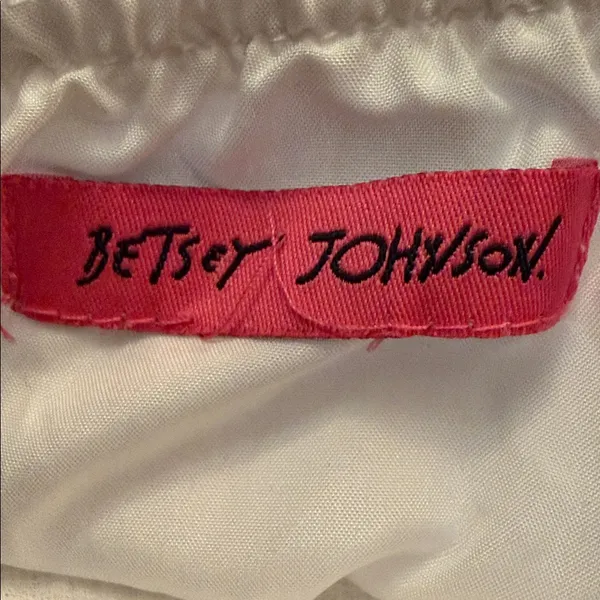 Betsey Johnson Snow White Ruffled Sleeveless Tiered Midi Dress Size Large - Image 7