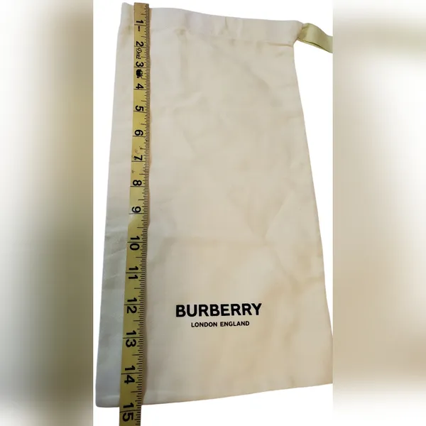 Burberry Dust Cover Cloth Storage Bag Pouch Travel Green - Image 3