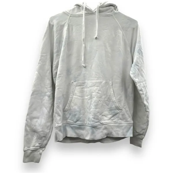 Reformation Tanner White & Blue Light Tie‎ Dye Long Sleeve Hoodie in Tornado XS - Image 2