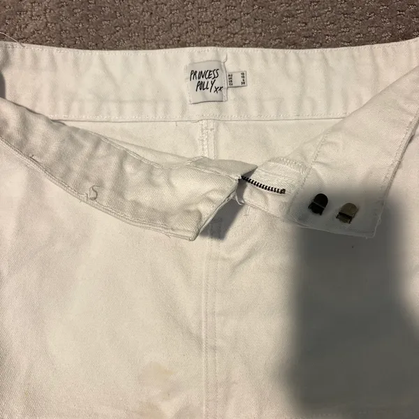 White Princess Polly Cargo Skirt Mini - Image 2