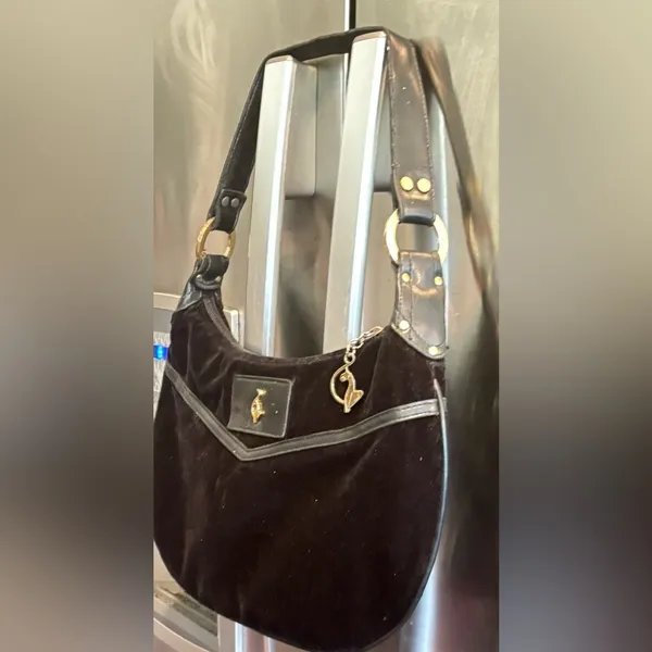 Baby Phat Vintage Y2K Suede Bag - Image 9