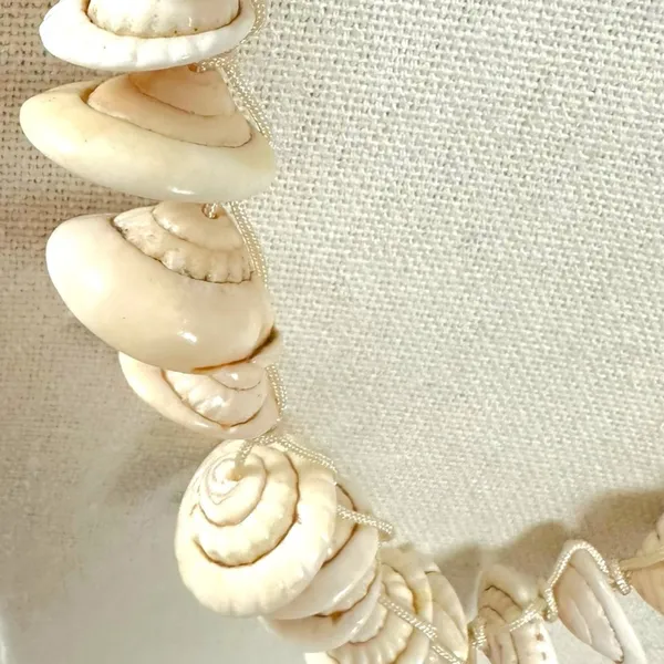 Free People Heatwaves Choker in Top Shell NWT Shells Leather Suede Bohemian - Image 9