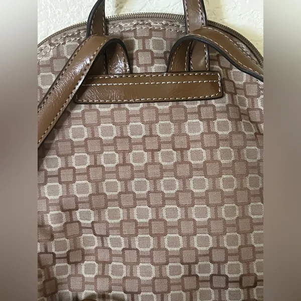 Nine West Y2k vintage Brown  mini  backpack - Image 7