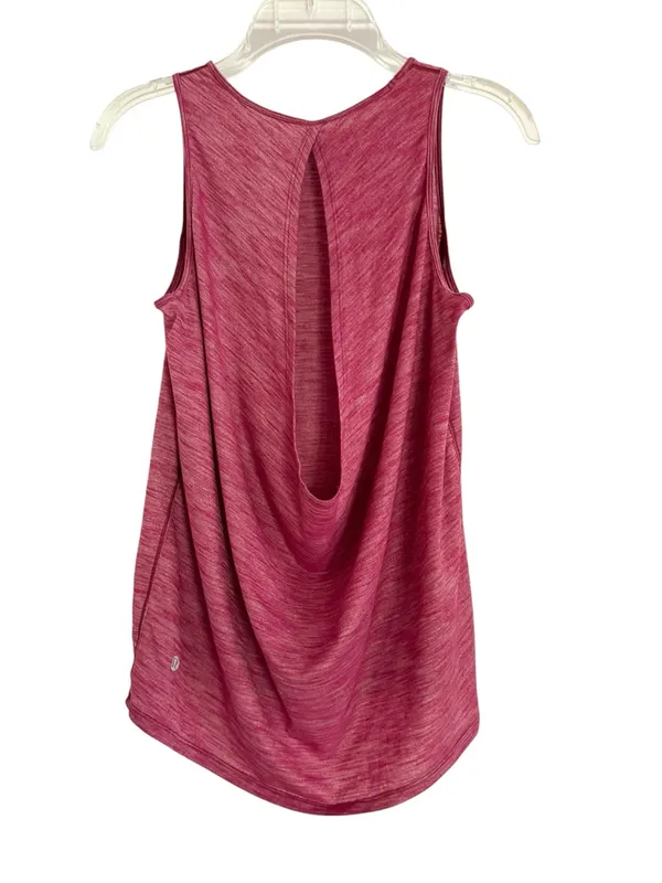 Lululemon draped Open Back Low Key Athletic Tank Heathered Ruby Red Size S - Image 7