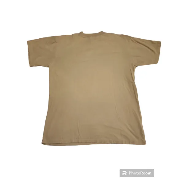 T-Shirt‎ Plant Your Life In The Word Graphic Print Short Sleeve Beige - Image 2