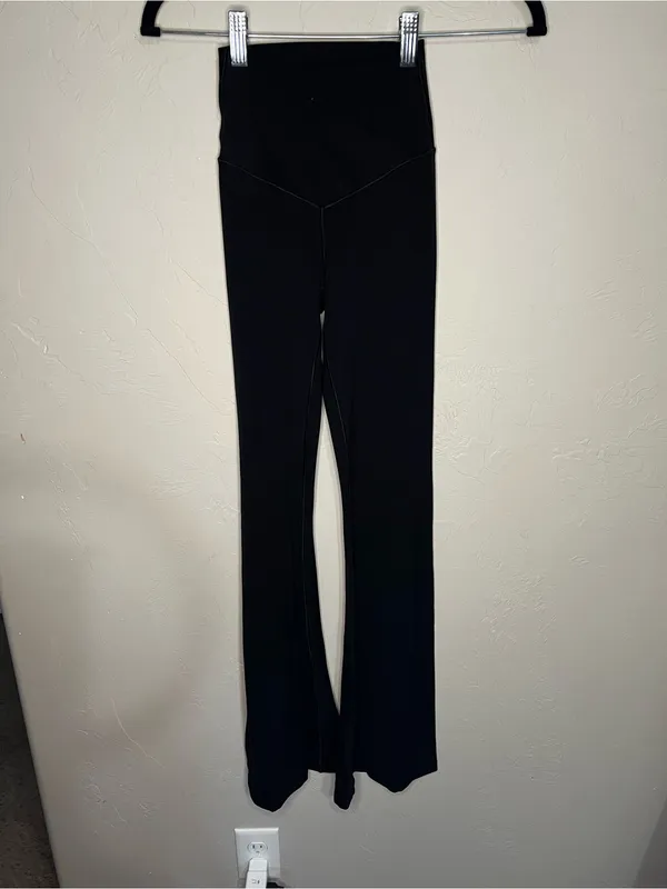 Offline by Aerie Real Me Crossover Flare‎ Black Yoga Leggings - Image 2