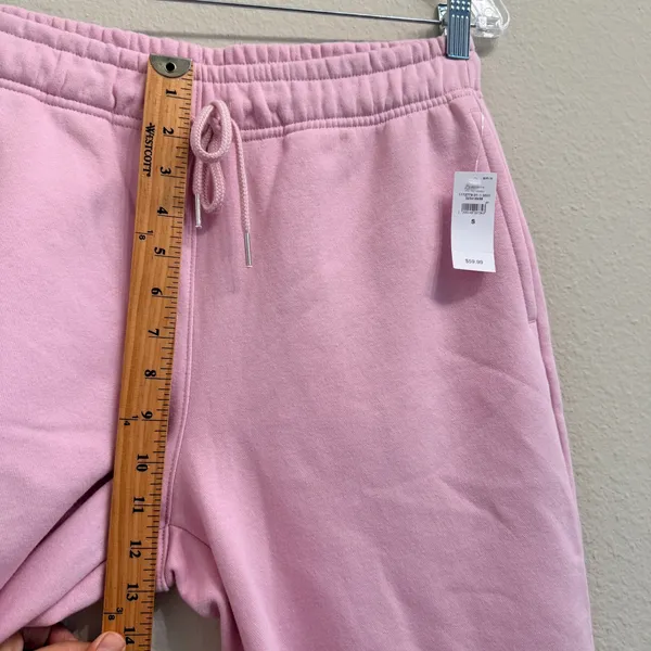 Gap Relaxed Straight-Leg Sweatpants in Pure Pink Fleece Size Small Lounge- NWT - Image 16