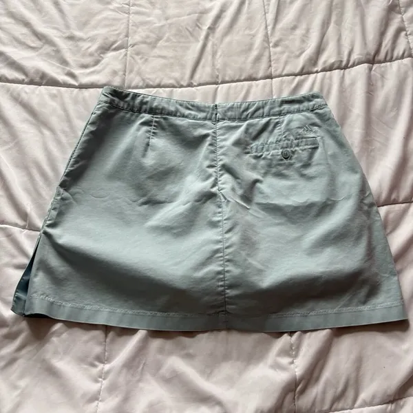 Adidas Golf‎ Tennis Stretch Skirt Skort Womens Size 12 Blue Pockets Logo Active - Image 7
