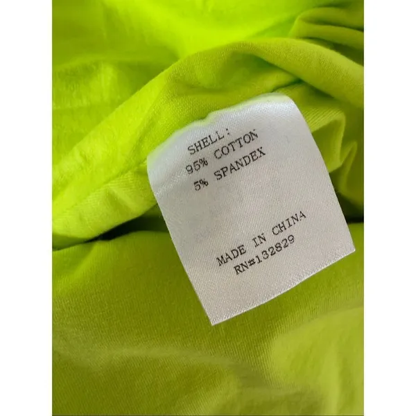 Superdown Kierra Mini Dress Neon Lime Long Sleeve Cut Out BodyCon S - Image 11