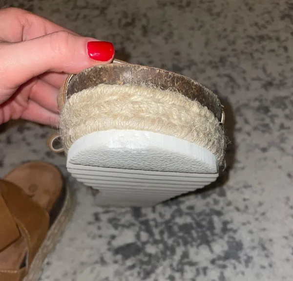Nature Breeze Tan Strappy Espadrille Sandals - Image 6