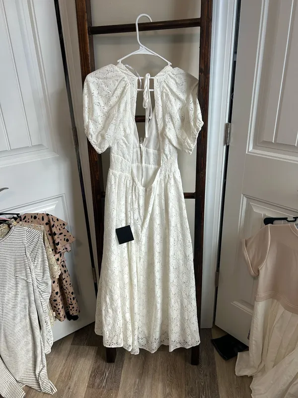Lulus Midi Dress Lace - Image 2