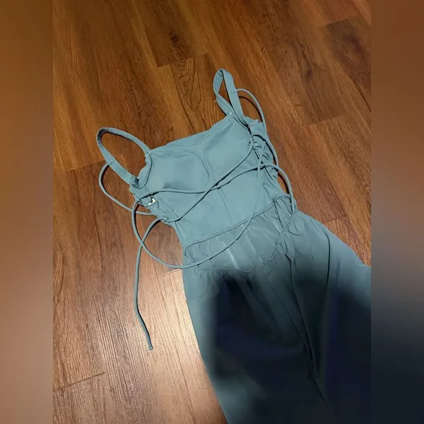 Halara Breezeful Lace Up Pocket Quick Dry Casual Jumpsuit nwot active spring $70 - Image 7