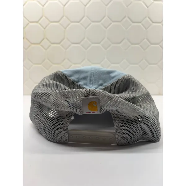 Carhartt Canvas Mesh-Back Cap Women OS Blue Force Trucker Hat AH5789-W - Image 3