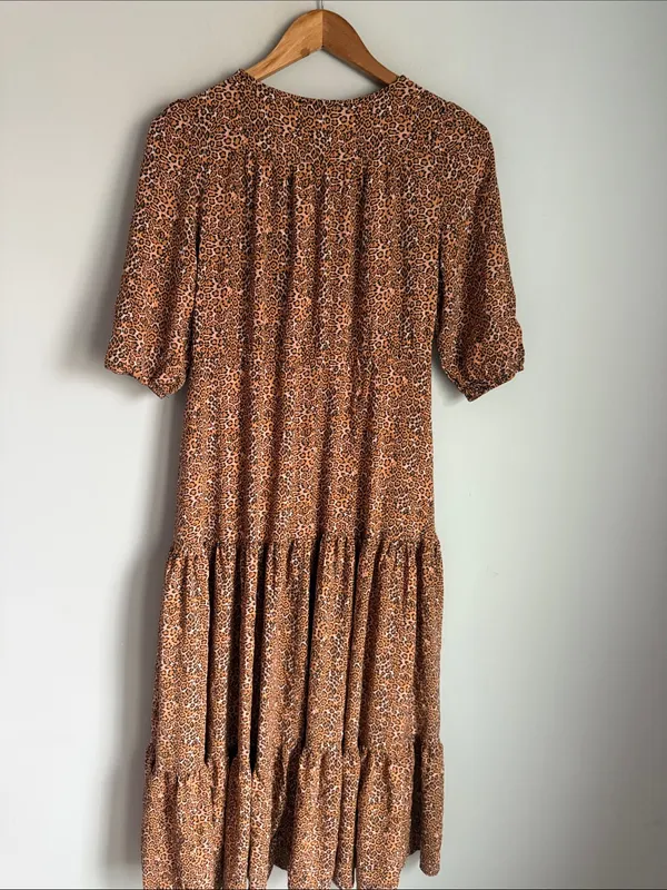 PETAL & PUP Kelda Tiered Maxi Dress XS - Image 3