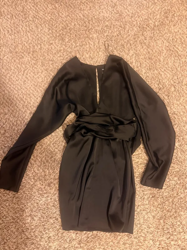 ASOS Dress Mini Black Long Sleeve - Image 2