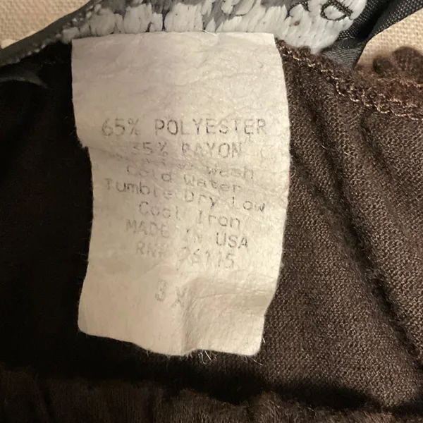Chic Brown Blouse for Women Size 3X - Image 7
