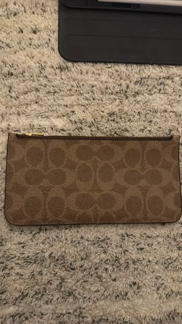 Coach Card Holder Leather Wallet - Image 4