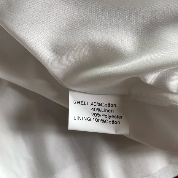 MINT LIMIT White Linen Blend Button Front Utility Vest Size S NWT - Image 6