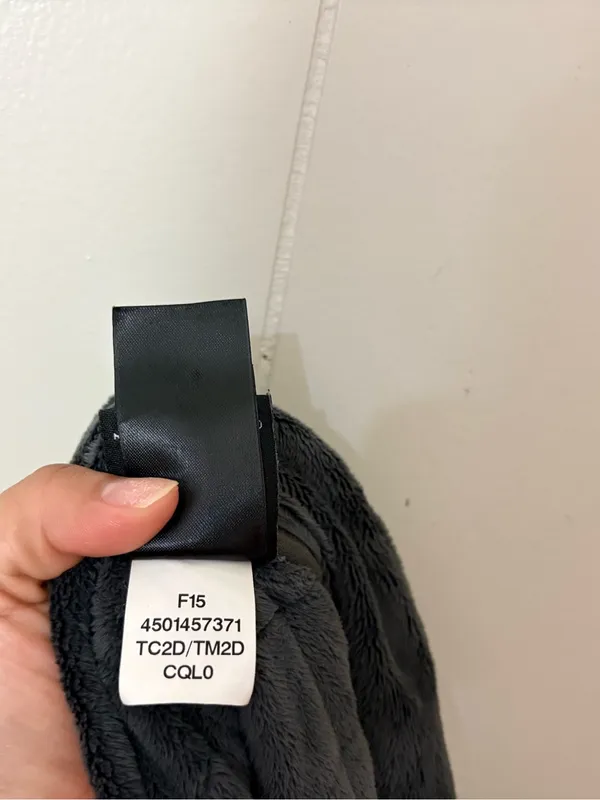 The North Face Caroluna Quilted Fleece Lined Coat Dark Gray XL - Image 13
