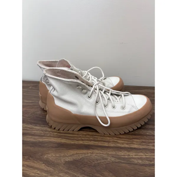 Converse Chuck Taylor All Star Lugged Winter 2.0 White Leather Boots 171425C 7.5 - Image 4