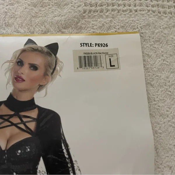 NEW Party King Bat Honey Women's Costume Size Large - Image 3