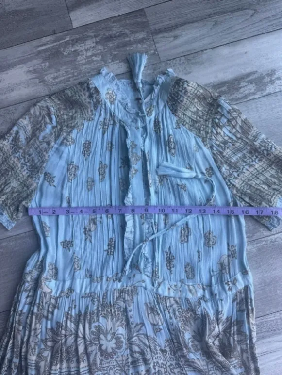 Free People Blue Dress size M - Image 2
