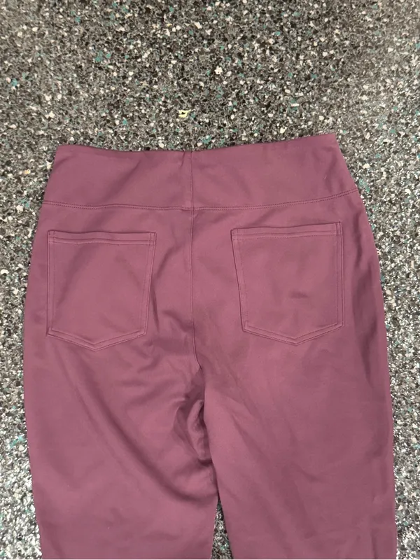 NWT! HALARA Purple Flare Leg Pants Women’s Medium 7/8 - Image 7