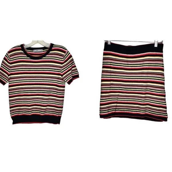 Zara Knit Skirt‎ Set - Image 2