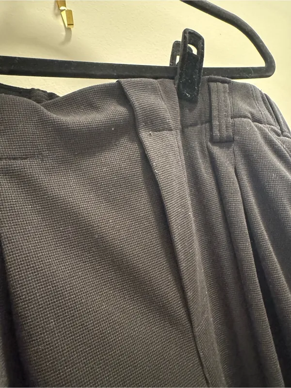 Medium PETITIE Halara Flex™ High Waisted Pocket Wide Leg Waffle Work Pants - Image 3
