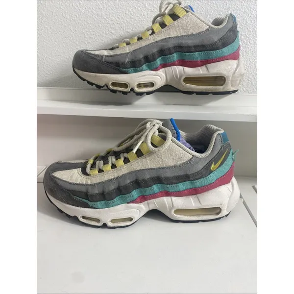 Nike Air Max 95 SE Recraft Air Sprung DN4371-001 Grey Size 6.5Y 24.5 Cm - Image 3