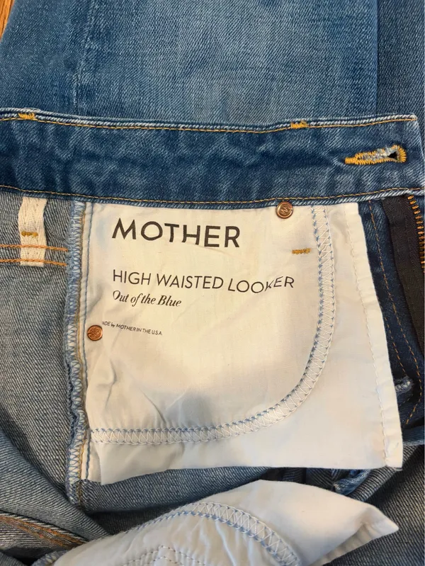 MOTHER High-Waisted Denim Looker Jeans - Image 9