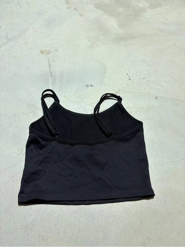 Balance athletica Women’s Black Strappy Crop Tank Top small - Image 5