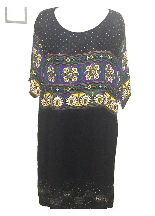 Beautiful Nordic patterned Boohoo s 18 dress - Image 4