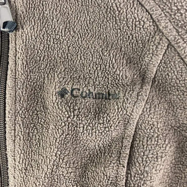 Columbia Jacket Women's Small Brown Full Zip Fleece Zip Pockets‎ Outdoor Ladies - Image 2