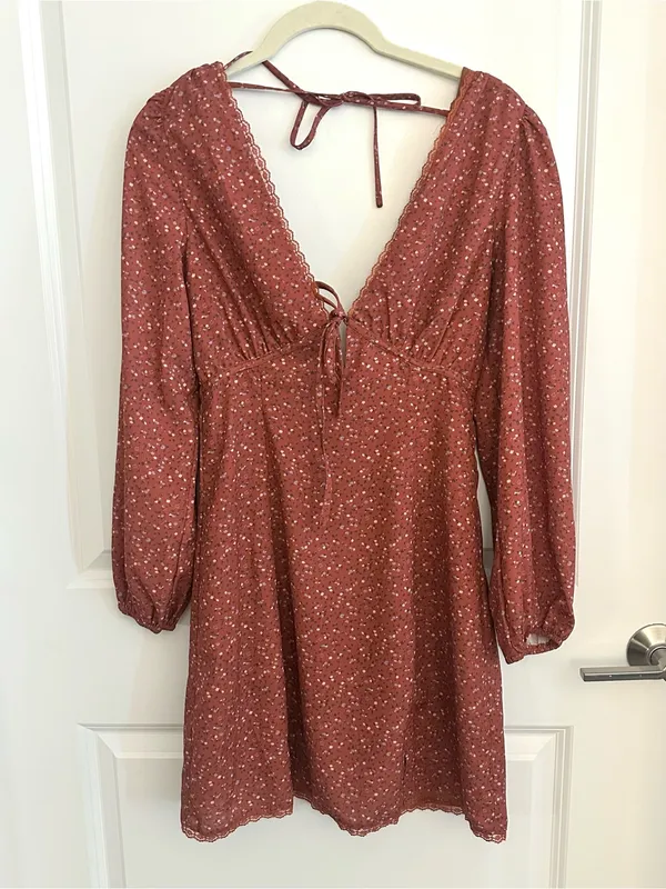 Storia Long Sleeve Mini Dress NWT Small - Image 2