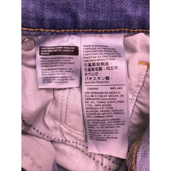 Levi's Classic Straight‎ Jeans Womens 2 Blue Medium Wash Denim Classic - Image 4