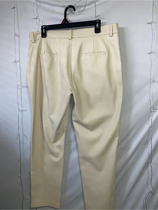 Zara women Cream Straight-Leg Pants - Image 3