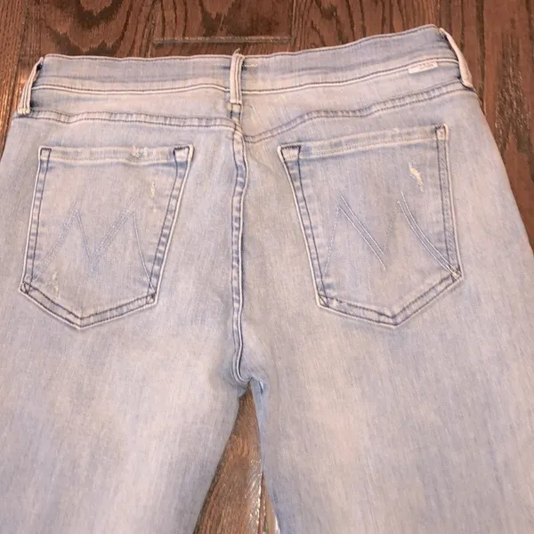 MOTHER the dropout jeans size 27 Blue - Image 3