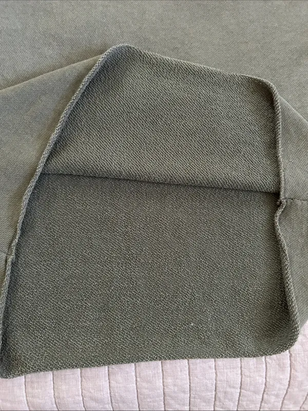 Aerie crew olive green comfy casual boxy light sweatshirt XS oversized - Image 3