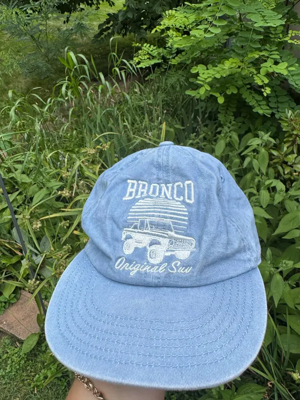 Bronco SnapBack hat Blue - Image 6