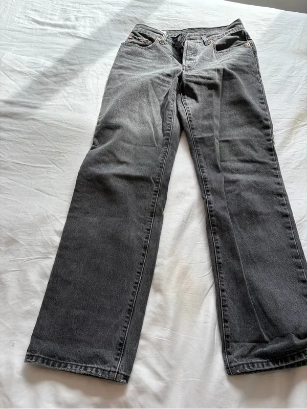 Levi's 501 Straight-Leg Jeans in Faded Black - Image 5
