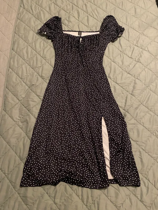 Navy Blue Maxi Dress Size XS - Image 2
