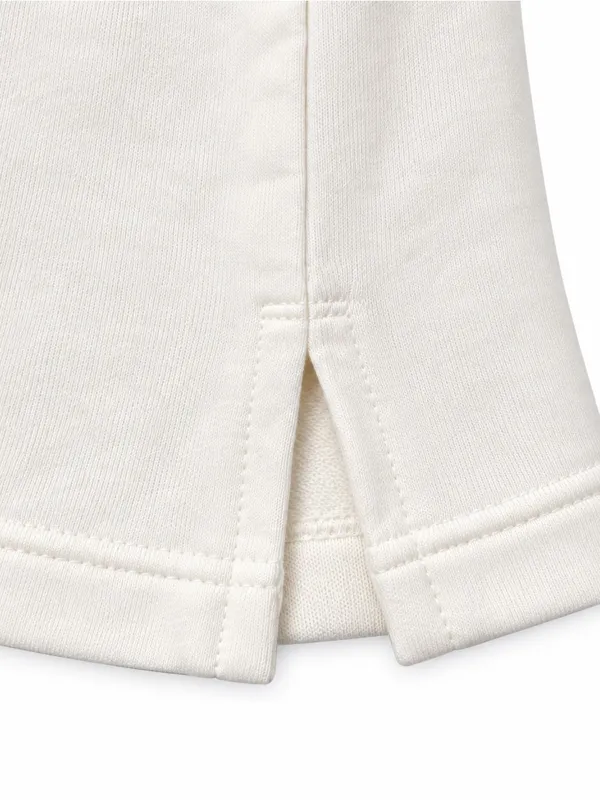 Banana Republic White Collared Pullover Sweatshirt Size Large Oversized - Image 7
