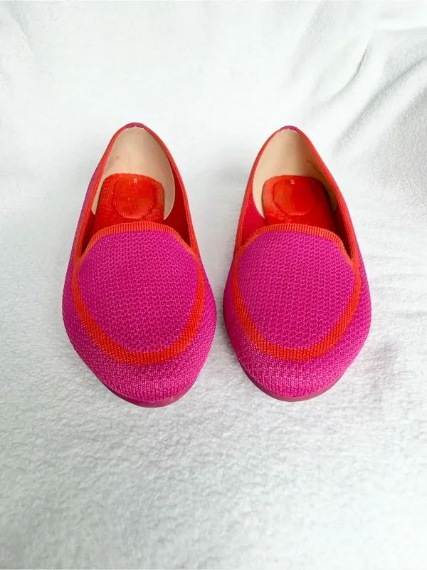 Kelly & Katie Fern Fuchsia Red/Clementi Knit Loafer Women’s size 7M - Image 3