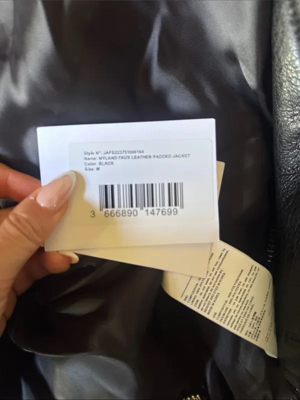 The Frankie Shop Nyland Faux Leather Padded Jacket - Image 3