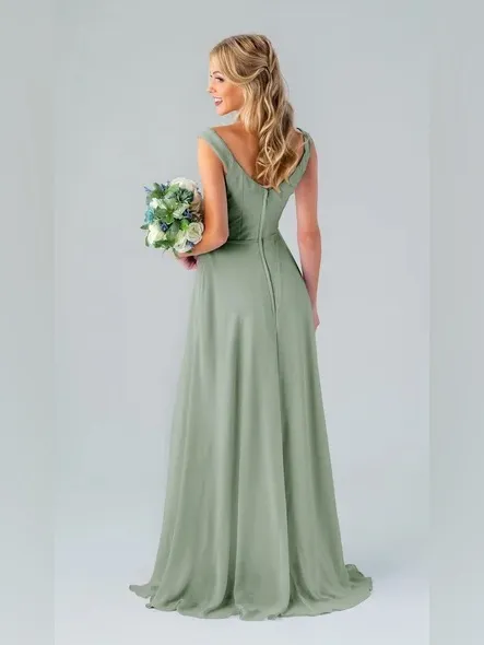 NWT Kennedy Blue Haley Bridesmaid Dress Forest Green Size 14 - Image 2